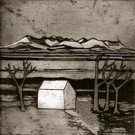 Empty House, etching