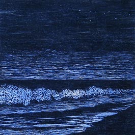 Ocean Stars, woodcut
